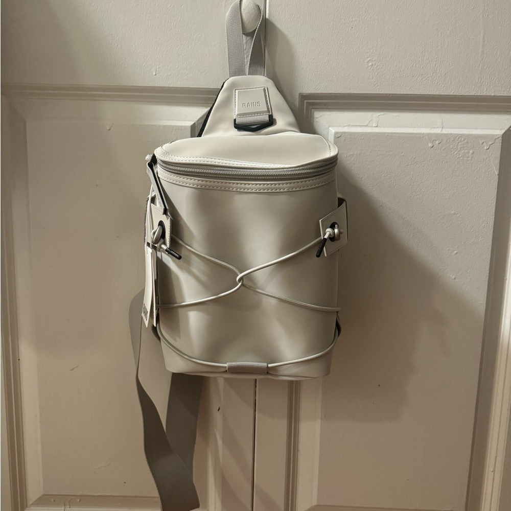 Rains White Small Crossbody Bag